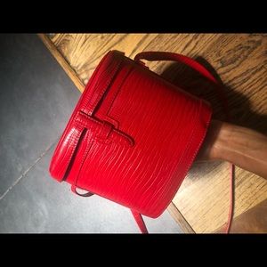 Red Bucket Bag